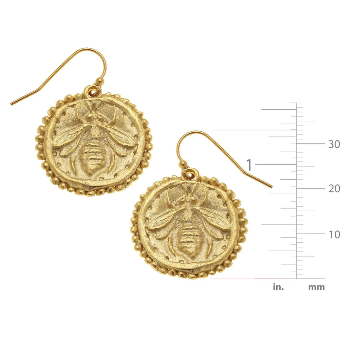 Dotted Bee Earrings|Susan Shaw Outlet