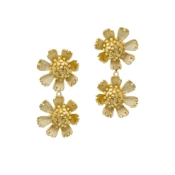 Doubled Up Buttercup Earrings|Susan Shaw