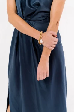Double Link Baroque Pearl Bracelet|Susan Shaw Hot
