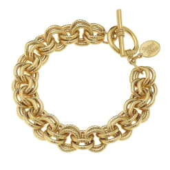 Double Link Chain Bracelet|Susan Shaw Online
