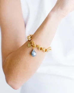 Double Link Grey Baroque Pearl Bracelet|Susan Shaw Hot