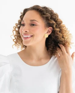 Elephant Intaglio Studs|Susan Shaw New