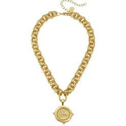Equestrian Intaglio Necklace|Susan Shaw Sale