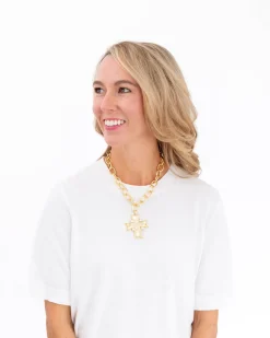 Esther Cross Necklace|Susan Shaw Online