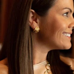 Feather Cuff Studs|Susan Shaw Discount