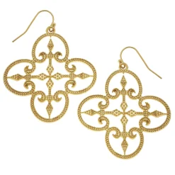 Filigree Clover Earrings|Susan Shaw