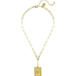 Fleur de Lis Stamp Necklace|Susan Shaw Hot