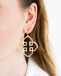 Geometric Outline Earrings|Susan Shaw Discount