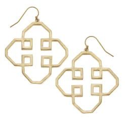 Geometric Outline Earrings|Susan Shaw Discount