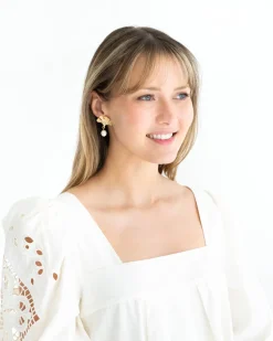 Ginkgo Drop Earrings|Susan Shaw Best