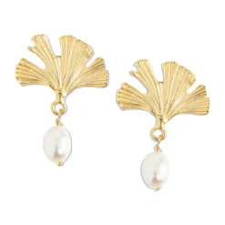 Ginkgo Drop Earrings|Susan Shaw Best