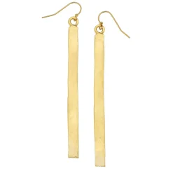 Gold Bar Earrings|Susan Shaw Discount