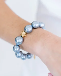 Grey Baroque Pearl Bracelet|Susan Shaw Online