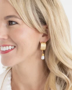 Guest Pearl Drop Earrings|Susan Shaw Clearance