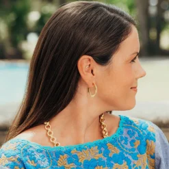 Hammered Hoops|Susan Shaw Outlet