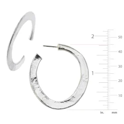 Hammered Hoops|Susan Shaw Outlet
