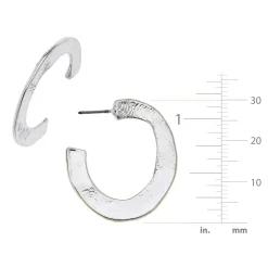 Hammered Hoops|Susan Shaw Outlet