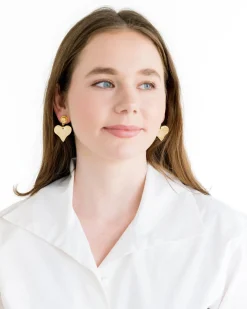 Heart Drop Earrings|Susan Shaw Best