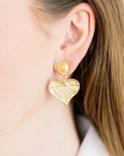 Heart Drop Earrings|Susan Shaw Best