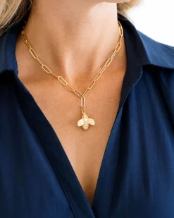 Honey Bee Paperclip Necklace|Susan Shaw Online