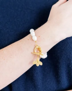 Honey Bee Pearl Bracelet|Susan Shaw Outlet