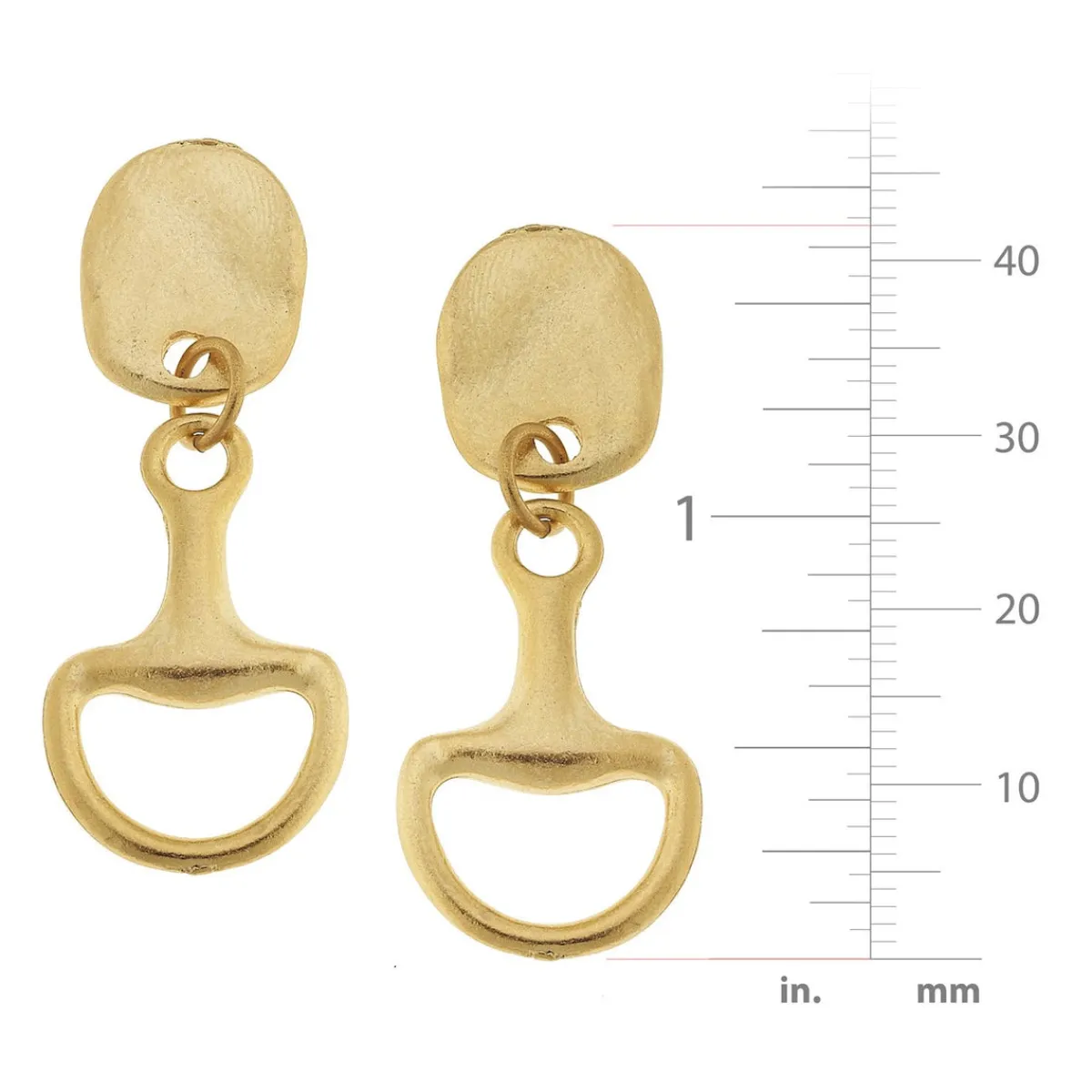 Horse Bit Earrings|Susan Shaw Outlet