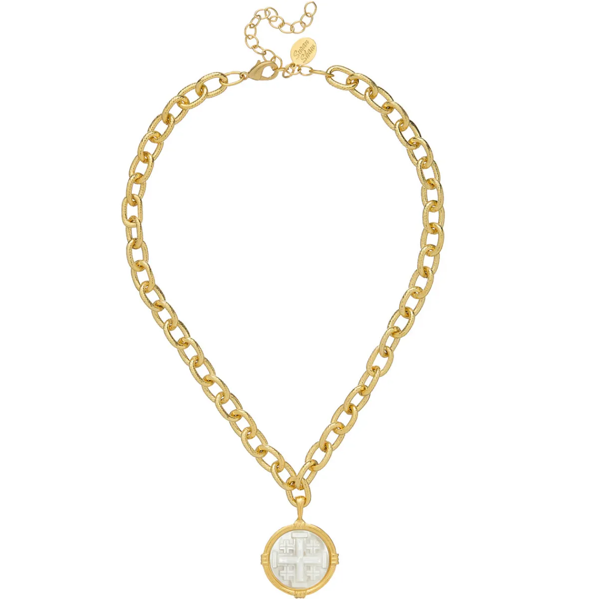 Ida Jerusalem Cross Necklace|Susan Shaw Sale
