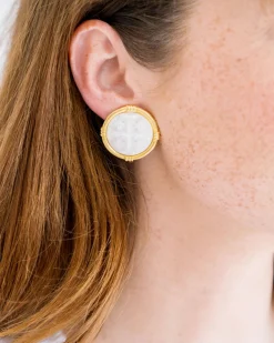 Ida Jerusalem Cross Studs|Susan Shaw New