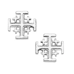 Jerusalem Cross Studs|Susan Shaw Best