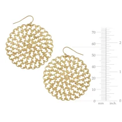 Large Filigree Earrings|Susan Shaw New