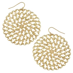 Large Filigree Earrings|Susan Shaw New