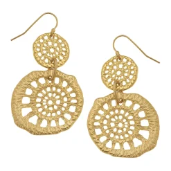Lattice Filigree Earrings|Susan Shaw Outlet