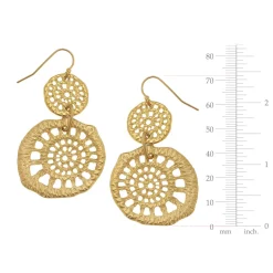 Lattice Filigree Earrings|Susan Shaw Outlet