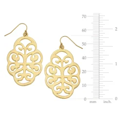 Leaf Cut Out Earrings|Susan Shaw Sale