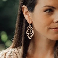 Leaf Earrings|Susan Shaw Sale