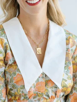 Lock Stamp Necklace|Susan Shaw Clearance