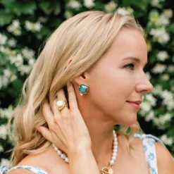 London Studs|Susan Shaw Outlet