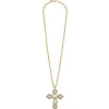 Long Coin Cross Necklace|Susan Shaw New