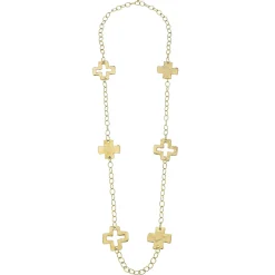 Long Cross Chain Necklace|Susan Shaw Best