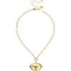 Longhorn Intaglio Paperclip Necklace|Susan Shaw Hot