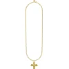 Long Jerusalem Cross Necklace|Susan Shaw Outlet