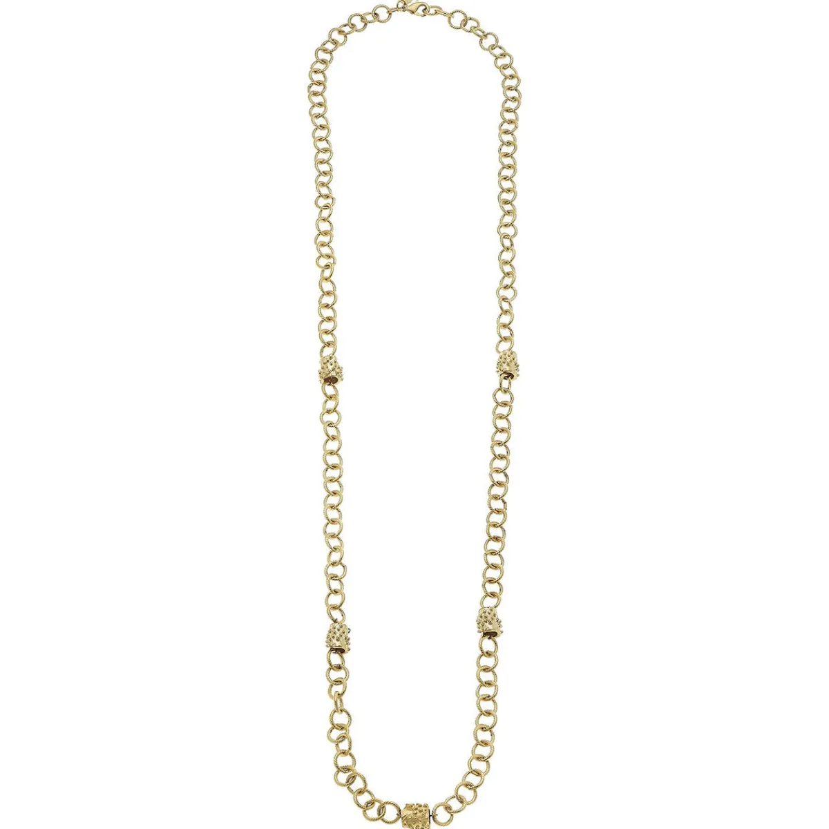 Long Linked Bead Chain Necklace|Susan Shaw Hot