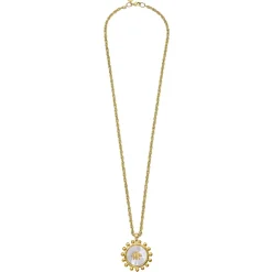 Long Mother of Pearl Bee Necklace|Susan Shaw Best