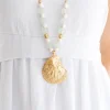 Long Oyster and Pearl Necklace|Susan Shaw Discount