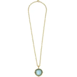 Long Venetian Glass Coin Intaglio Necklace|Susan Shaw Discount
