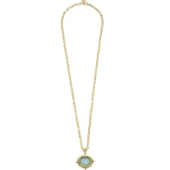 Long Venetian Glass Intaglio Necklace|Susan Shaw Clearance