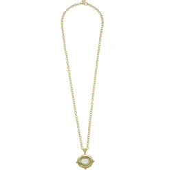Long Venetian Glass Intaglio Necklace|Susan Shaw Clearance
