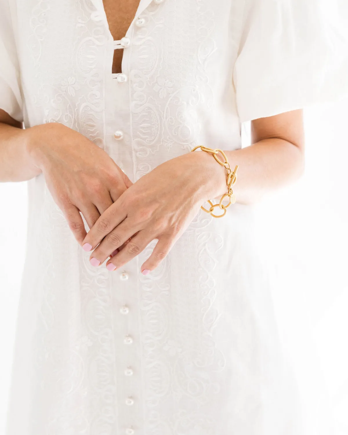 Loop Chain Bracelet|Susan Shaw Sale