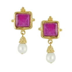 Madeline Pearl Drop Earrings|Susan Shaw Online