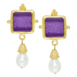 Madeline Pearl Drop Earrings|Susan Shaw Online